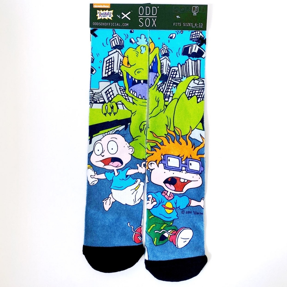 ODD SOX RUGRATS KNIT CREW SOCKS